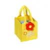 Bolsa de Fieltro para Regalo del Día del Maestro, Gratitud para los Maestros, Artística y Práctica, Gran Capacidad, Bolso de Mano de Fieltro Estilo Ins