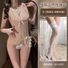 Love Lingerie, Pijama de una pieza de encaje Pura Pasión, Uniformes Apasionados sin Entrepierna, No es Necesario Quitarse, Lencería de Tentación para Diversión en Pareja