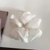 Elástico de Organza Perolado Transparente Versátil para Rabo de Cavalo Baixo, Penteado Alto, Coque e Acessórios de Cabelo