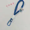 Chaveiro de Corda para Mochila de Exterior Porta-Copo Cordão Trançado Mosquetão Pulseira de Casal Boneco para Chaveiro de Bolsa