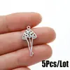 Estilo Férias Tropicais de Verão Pingente de Animal Marinho Pulseira Colar Banhada em Aço Inoxidável 18K Joias DIY Acessórios de Água-viva