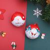 Embalagem de presente de Natal esférica de folha de flandres Caixa de lata de casamento Caixa de doces de jardim de infância Caixa de lata Decorações de véspera de Natal