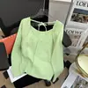 Camiseta Básica de Manga Larga con Cuello en V de Moda para Mujer, Nuevo Diseño de Principios de Otoño, Elegante y Juvenil, Color Sólido, Top Versátil Sencillo