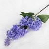 Ramo de flores de imitación con pegamento suave de alta calidad para fotografía de bodas, flores decorativas, 2 flores de imitación