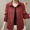 Nova Coleção de Outono Roupas para Mães, Cardigã Simples e Estiloso Estilo Coreano de Manga Longa, Casaco Fino da Moda e Versátil