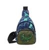Bolsa infantil estilo coreano, outono 2025, nova bolsa de ombro, fofa, mini bolsa de peito de dinossauro, bolsa transversal da moda para meninos e meninas