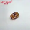 3A Forma de Huevo Nido de Pájaro Cortado Zircón de Colores Diamantes Sueltos Huevo de Paloma Azul Rojo Piedras Preciosas Corte Brillante Ovalado Venta al por Mayor