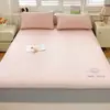 2026 Nuevo Juego de Sábanas de Hielo Hilo de Hielo Fresco, Protector de Colchón de Verano Cubierta de Cama de Tres Piezas para Verano