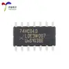 Original 74Hc04D,653 Soic-14 Inversor de Seis Vías Chip Lógico de Montaje Superficial