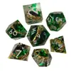Juego de Mesa Dnd Dungeons and Dragons Grupo de Juego Coc Trpg Cthulhu Kards Dados Incrustados Set de Dados