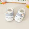 Zapatos Cálidos de Algodón con Dibujos Animados Nuevos de Invierno para Bebés Suela Suave Antideslizante Zapatos para Bebés y Niños Pequeños con Dibujos Animados Listos para la Venta