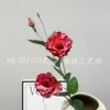 Planta de flor de simulación roja flor escena de boda al aire libre diseño decoración de interiores auditorio fábrica de flores artificiales venta al por mayor
