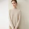 Suéter de punto Loro Piana 100% cachemir puro listo para usar de primera línea para mujer, cálido, suave, liso, favorecedor, versátil, capa base de suéter