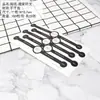 Etiqueta Adhesiva Larga Xue Mei Niang Etiqueta Selladora Puff de Yema de Huevo Pastel Puff Hilo de Carne Etiqueta de Horneado Xiaobei