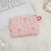 411162 Bolsa de cosméticos de algodão acolchoado com desenho animado Bolsa de armazenamento de pequenos objetos Bolsa de moedas Bolsa de armazenamento Mini