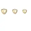 Colgante de corazón CCB, colgante de amor, colgante individual con cuentas de plástico en forma de corazón, collar, pulsera, accesorios para hacer uno mismo