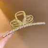 Pinza de Metal Grande para el Cabello para Mujeres, Gama Alta, Lujo Ligero, Pinza de Tiburón, Pinza para Moño, Parte Posterior de la Cabeza, Pinza Elegante para el Cabello, Pinza de Garra