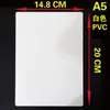 Tablero de Pad de PVC Engrosado, Tablero de Escritura de Tarjeta de Plástico Blanco, Tablero de Escritura de Superficie Espejo para Examen, Material de Tarjeta, Lámina de PVC