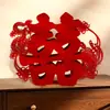 Decoración de mesa de boda para la sala de estar y la suite nupcial, adornos tridimensionales de dragón y fénix con el carácter "feliz" para el dormitorio, decoración de mesa de compromiso