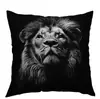 Funda de Almohada Cruzada Amazon Temu Tigre Blanco León Pantera Negra Lobo Bestia Oficina Dormitorio Sofá