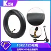 Accesorios para Cámara de Aire de Patinete Eléctrico de 10 Pulgadas 10X2.125/2.0 Válvula Curva Válvula Recta Cámara de Aire Inflable Engrosada Resistente al Desgaste