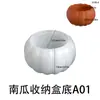 Caja de Almacenamiento de Calabaza de Resina de Yeso Aromaterapia Grande Molde de Silicona Molde para Taza de Velas de Halloween DIY