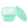 Caja de Almacenamiento para Refrigerador Transparente de Alta Transparencia con Tapa Sellada Grado Alimenticio Crisper de Comida Cuadrado Crisper de Silicona