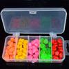 Maíz para pesca Chang 100 pastillas/caja 5 colores con aroma Señuelo Suave cebo falso biónico equipo de pesca para carpa cruciana
