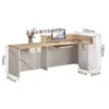 Balcão de bar balcão de caixa balcão de recepção mesa de balcão simples moderna loja de conveniência salão de beleza loja balcão de atendimento comercial