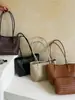 Bolsa de mão feminina com padrão trançado retrô transfronteiriço 2026 novo verão simples versátil bolsa tote mãe-filha