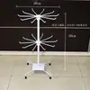 Prateleira de exibição de barraca de rua anti-roubo à prova de vento para lenços meias joias cabide de luvas prateleira giratória de mesa multicamadas