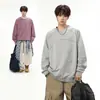 En stock: Nuevo modelo de otoño 2026, top casual línea Hasselblad para jóvenes, sensación de alta gama, corte holgado, chaqueta para hombre talla grande, a la moda