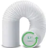 Fabricante Original Mangueira de Exaustão para Ar Condicionado Portátil de 13cm, Saída Universal Tipo Rotação à Esquerda, Espessada e Suporta Personalização