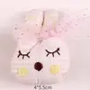 Chaveiro de Pelúcia com Estampa de Coelho Desenho Animado Pingente Fofo para Bolsa Boneca Broche de Boneca Acessórios Roupas DIY