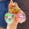Llavero Creativo de Dibujos Animados Relleno de Aceite Serie Hello Kitty Lindo Llavero para Bolso Coche Regalo Venta al por Mayor