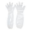 Guantes Caseros de Grado Alimenticio Forrados Engrosados de CPE con Boca Elástica Paquete de Guantes Desechables para Cocina Lavar Platos Limpieza Impermeable Lavandería