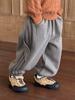 Calça Masculina Estilo Primavera e Outono Calça Longa Casual Infantil Calça Jogger Esportiva Solta Infantil Roupa Infantil Classe A