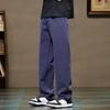 2024 otoño e invierno nuevos pantalones de negocios para hombre micro pata ancha tendencia de moda pantalones de hombre otoño grueso lyocell