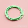 Elástico de borracha silicone cor pulseira fina pulseira de silicone pulseira de amantes joias alta elástica em estoque