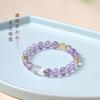Pulsera Original de Amatista con Citrino Corte Multifacetado Cuentas Nueva Pulsera Pixiu Chinoiserie Joyería Pulsera Estilo Nacional