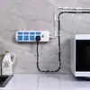 Fixador de Fio Sem Perfuração Organizador de Cabos Presilhas de Fio Porta-Cartão de Cabo de Dados Fivela Artefato de Roteamento de Armazenamento de Cabo de Rede