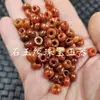 Jade Esmeralda Jade Rojo ábaco de agujero grande cuentas de jade cuentas sueltas de jade anillo rojo verde seco anillo colgante hebilla de jade espaciador de joyería cuentas espaciadoras