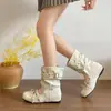 Primer Encuentro con Sandalias de Estilo Dulce y Fresco con Hebilla de Moño para Mujer, Nuevas Sandalias Planas Cómodas de Verano 2026 para Combinar con Faldas