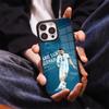 Estilo Esportivo Moderno Fã de Futebol Messi Capa de Vidro de Alta Transparência para iPhone 16 Capa Protetora para Apple 17Promax