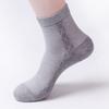 Calcetines de hombre de media caña de primavera y verano de malla de fibra de bambú transpirables y absorbentes del sudor, calcetines finos de negocios Tanfei para hombre al por mayor
