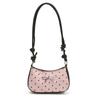 Bolso Bandolera de Moda de Alto Valor 2025 Verano Nuevo Rosa Lindo Lazo Bolso Cuadrado Pequeño Bolso Media Luna para Mujer