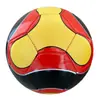Bola de Futebol Colorida de Alta Qualidade para Competição e Treinamento de Alunos do Ensino Fundamental e Médio, Material de PVC Espesso Resistente ao Desgaste, Costurada à Máquina Nº 5