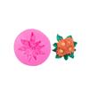 Lótus Rosa Peônia Margarida Narciso Hortênsia DIY Bolo de Chocolate Molde de Silicone Assar Forma Criativa