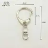 Aleación de Zinc Hebilla en Forma de C Juego de Dos Llaveros, Accesorios para Llaveros, Hebilla Colgante, Hebilla en Forma de Ocho en Stock