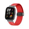 Reloj de arroz rojo Redmiwatch3, conector de metal de repuesto de silicona, hebilla plegable magnética, arroz rojo 1/2/3